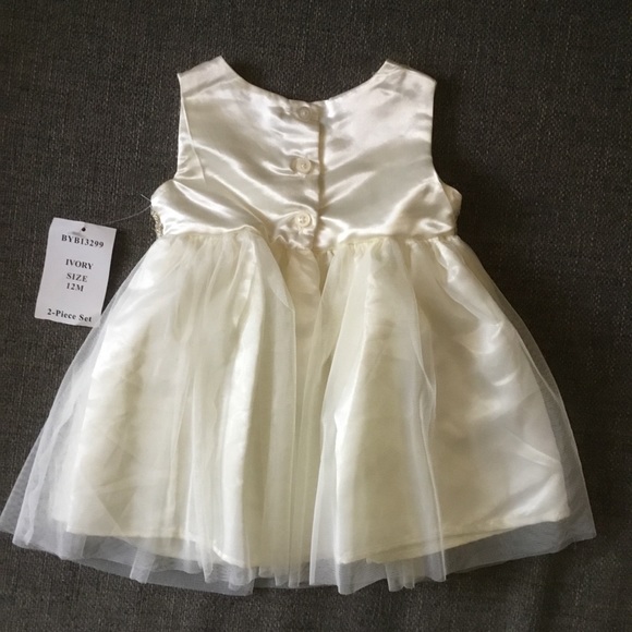 New Blueberi Boulevard baby girl dress & coat set - Picture 5 of 9